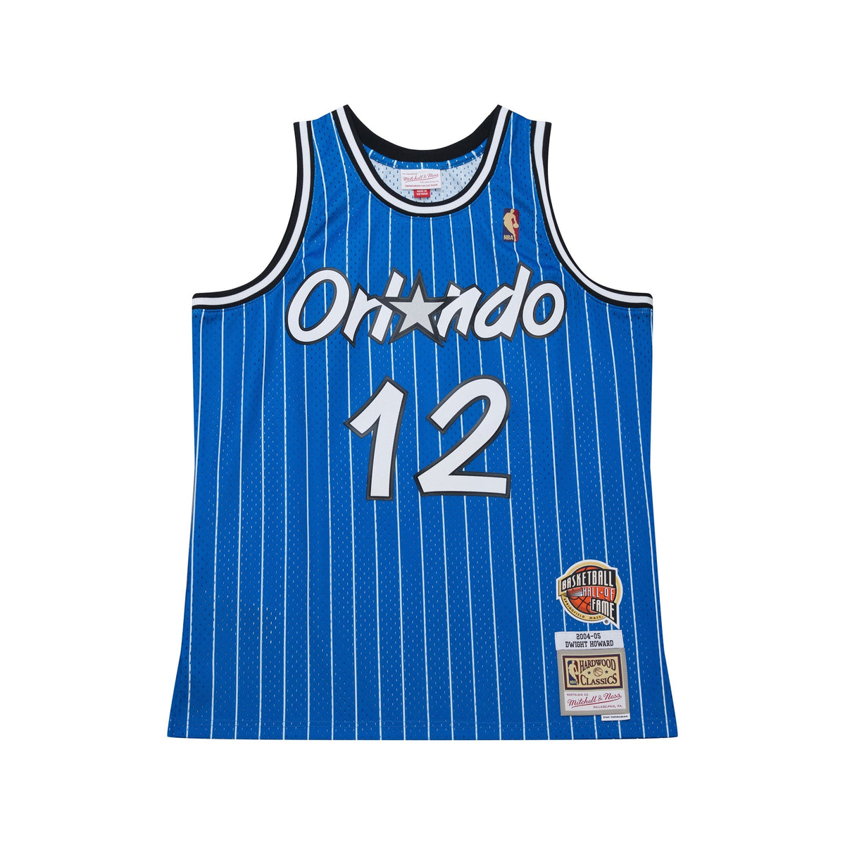 Dwight Howard Blue Orlando Magic 2004/05 Hardwood Classics Hall of Fame Swingman Jersey product image 3, provided for visual