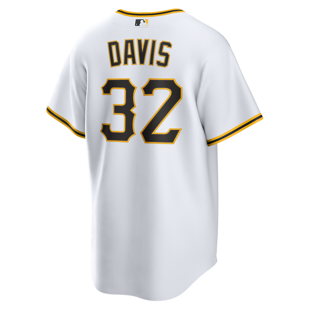 Pittsburgh Pirates Henry Davis Nike White Home Replica Jersey product image 3, provided for visual reference and product