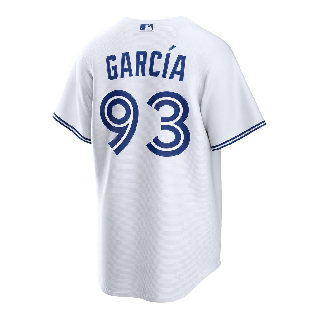 Toronto Blue Jays Yimi García Nike White Home Replica Jersey product image 3, provided for visual reference and product