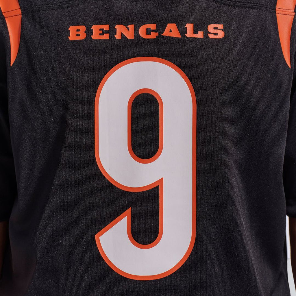 Cincinnati Bengals Joe Burrow Nike Black Player Game Jersey product image 11, provided for visual reference and product