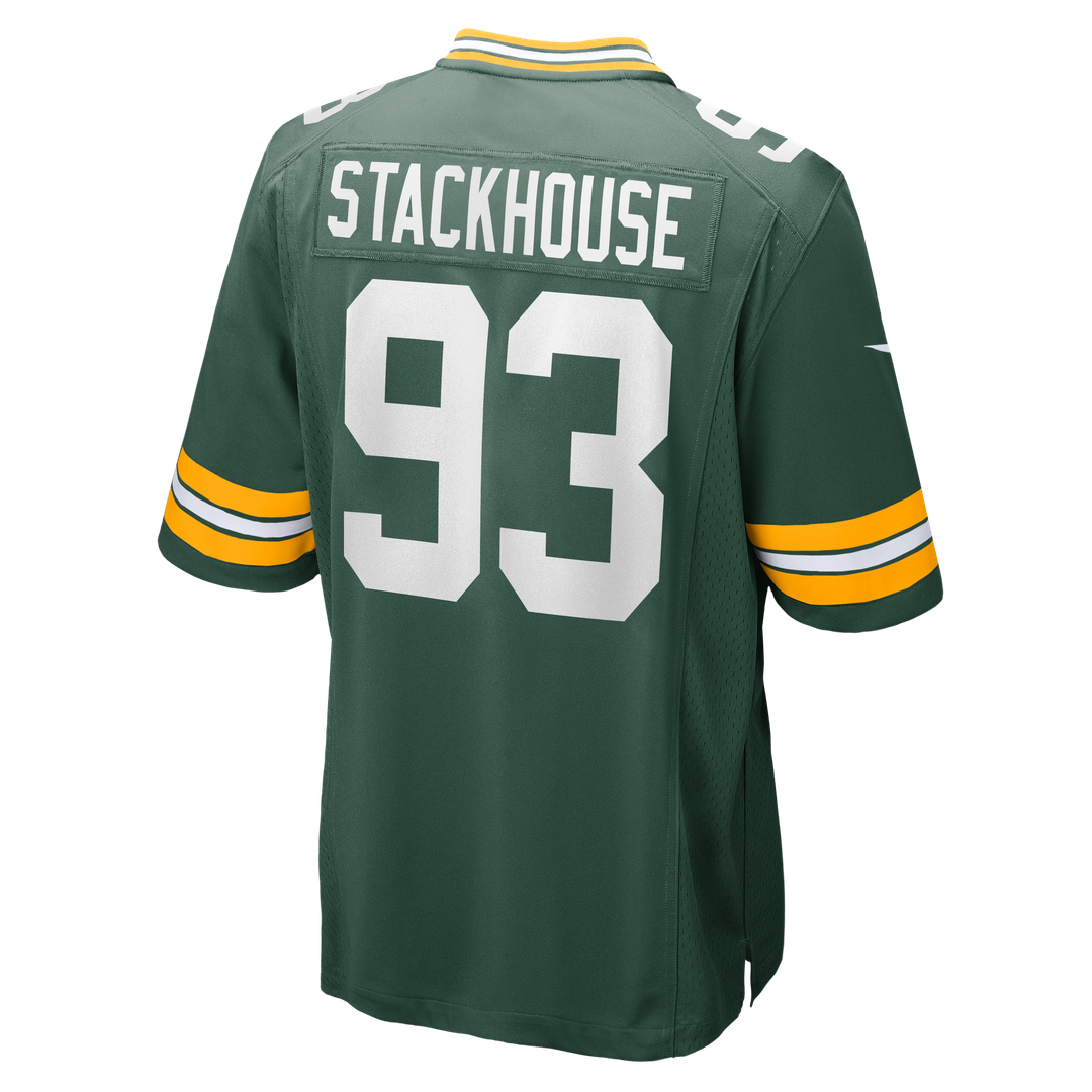 Green Bay Packers Nazir Stackhouse Nike Green Team Game Jersey product image 3, provided for visual reference and product