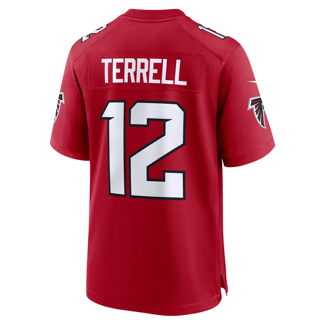 Atlanta Falcons Avieon Terrell Nike Red Game Jersey product image 3, provided for visual reference and product detail review