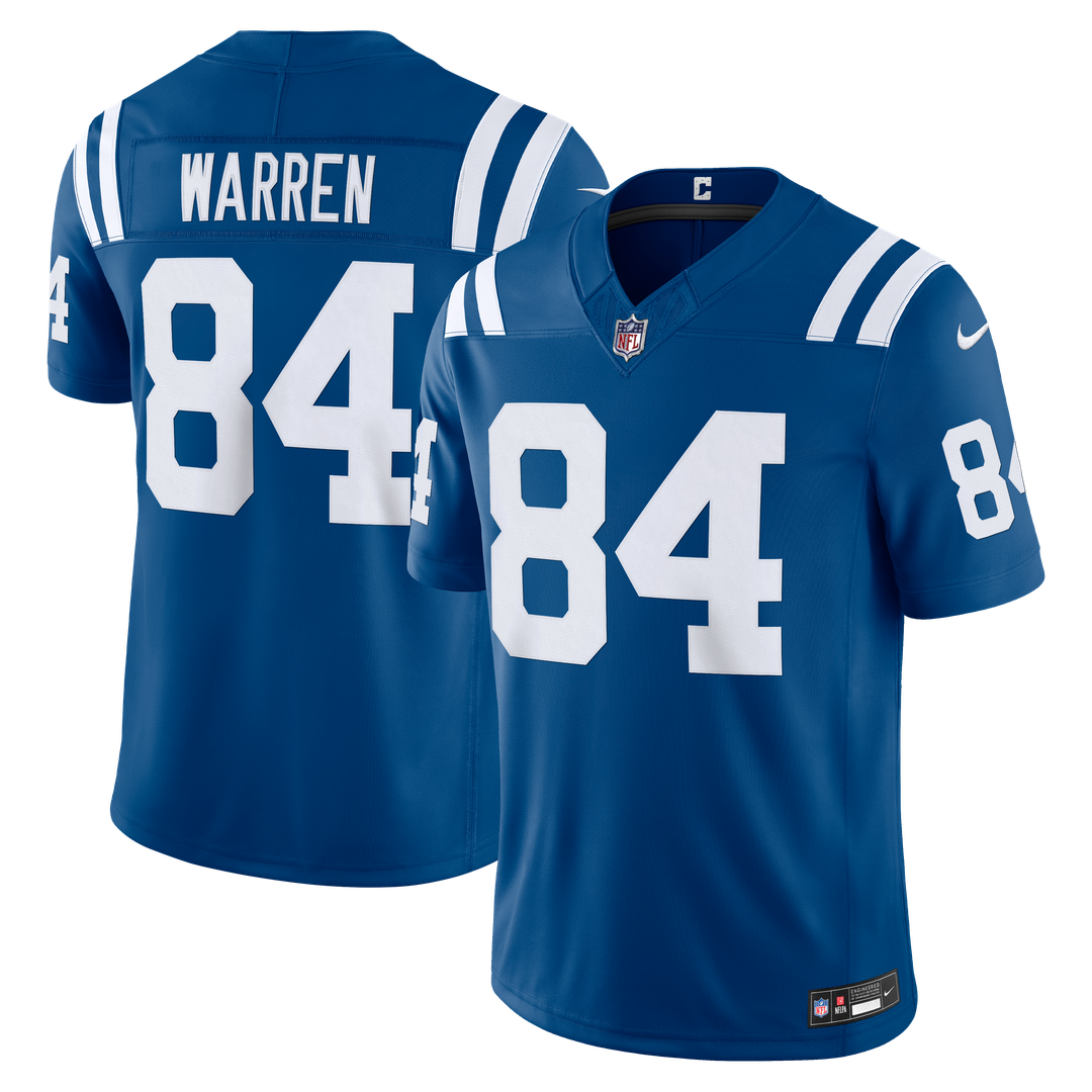 Indianapolis Colts Tyler Warren Nike White Vapor F.U.S.E. Stitched Limited Jersey product image 7, provided for visual