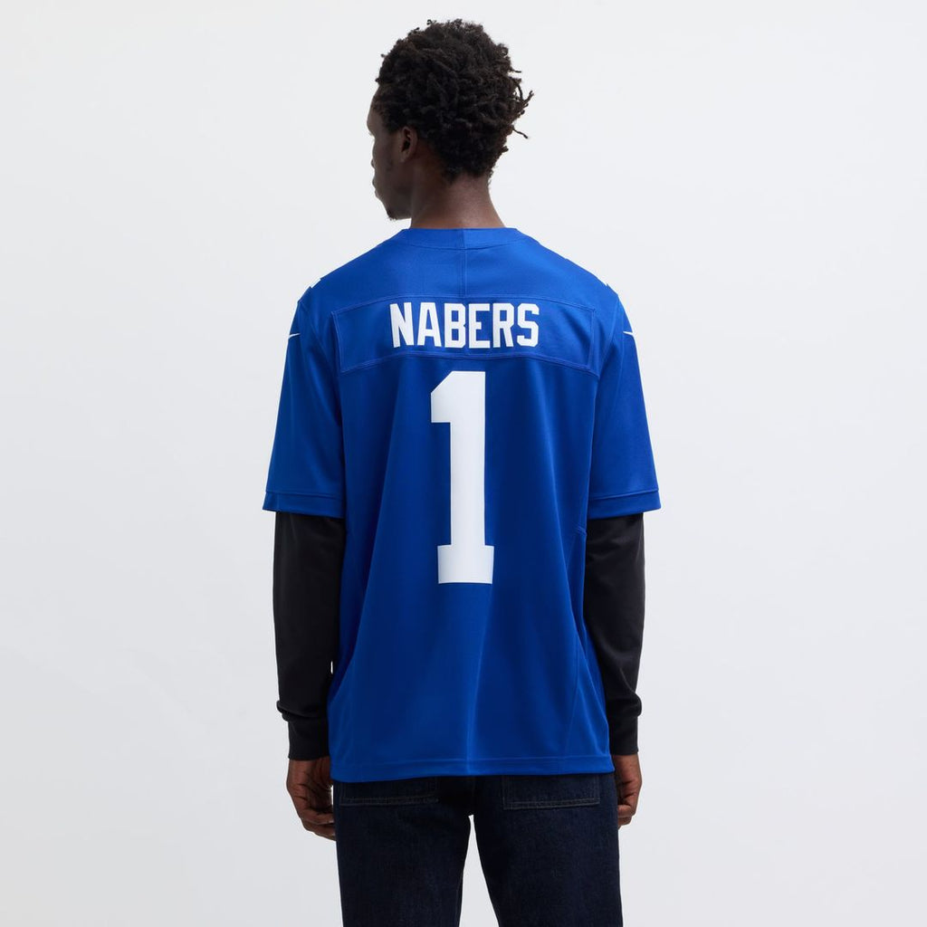New York Giants Malik Nabers Nike Royal Vapor F.U.S.E. Limited Jersey product image 5, provided for visual reference and
