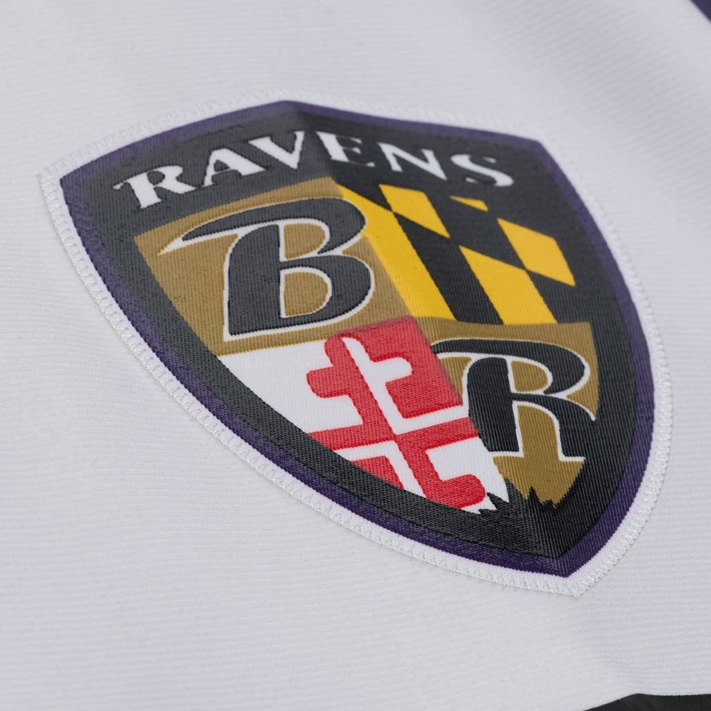 Baltimore Ravens Terrell Suggs Mitchell & Ness White 2003 Legacy Replica Player Jersey product image 8, provided for visual
