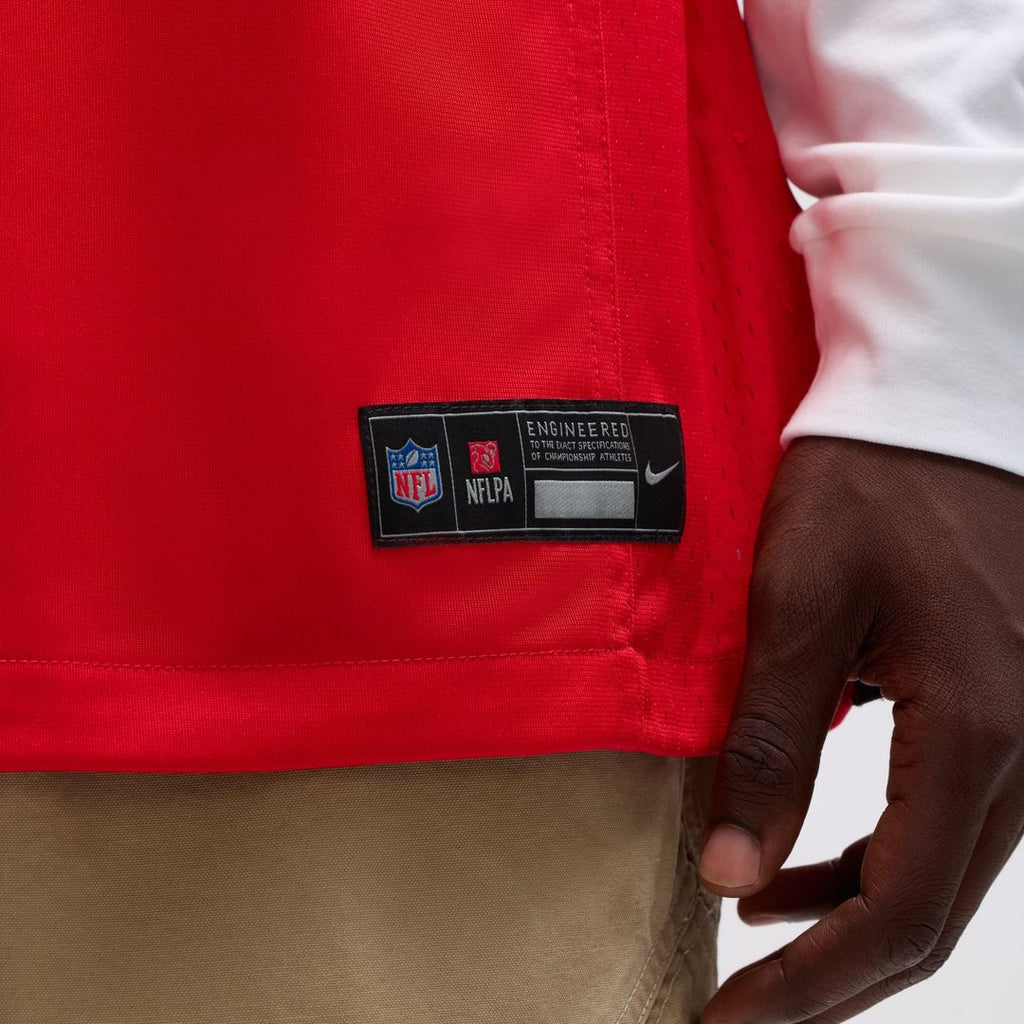 Kansas City Chiefs Chris Jones Nike Red Game Jersey product image 9, provided for visual reference and product detail review