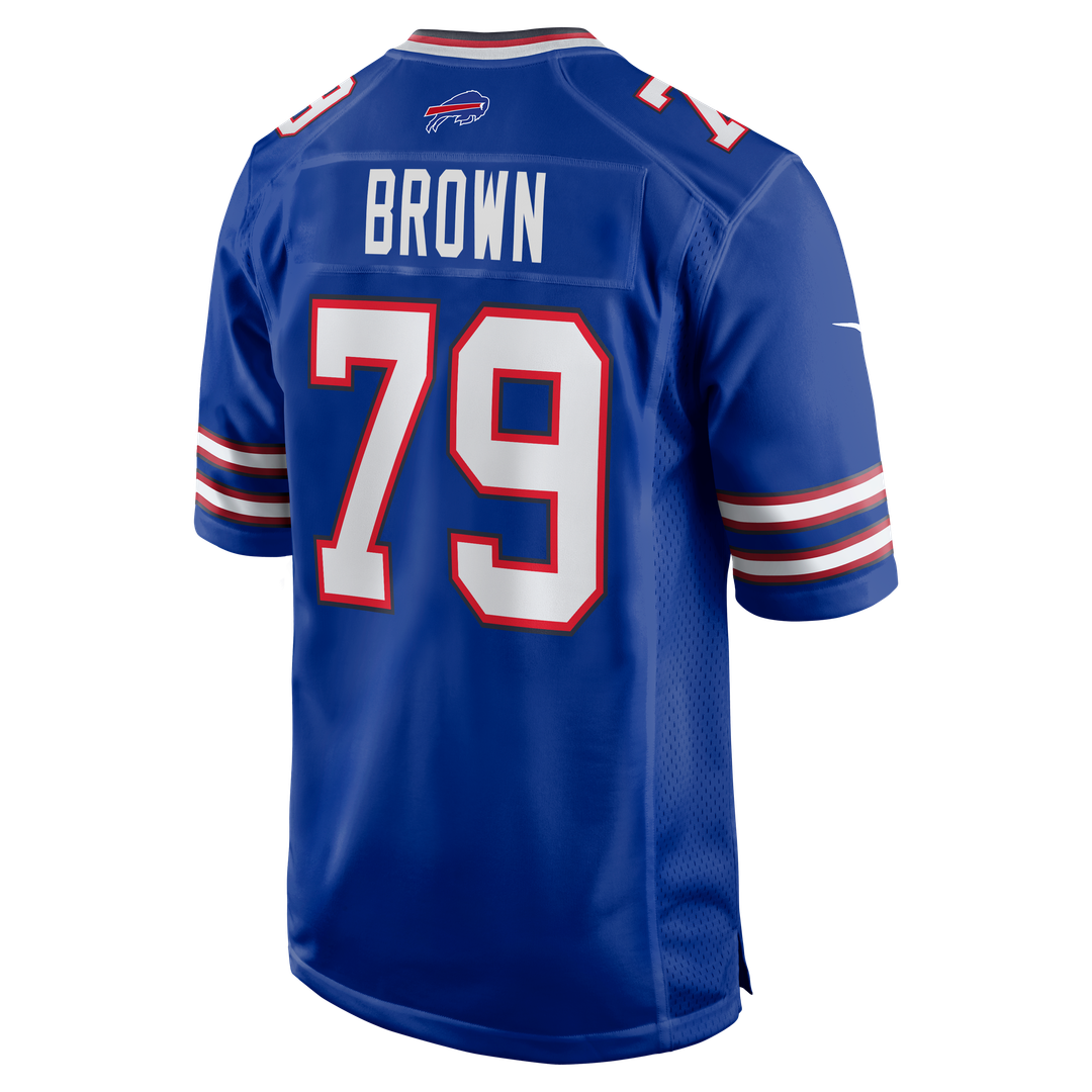 Buffalo Bills Ruben Brown Nike Royal Game Retired Player Jersey product image 3, provided for visual reference and product