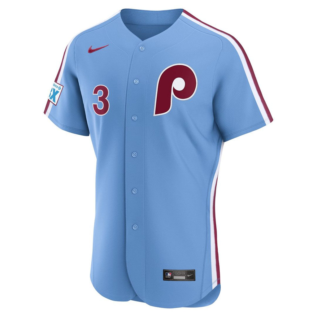 Philadelphia Phillies Bryce Harper Nike Cream Alternate Authentic Sponsor Patch Jersey product image 11, provided for visual