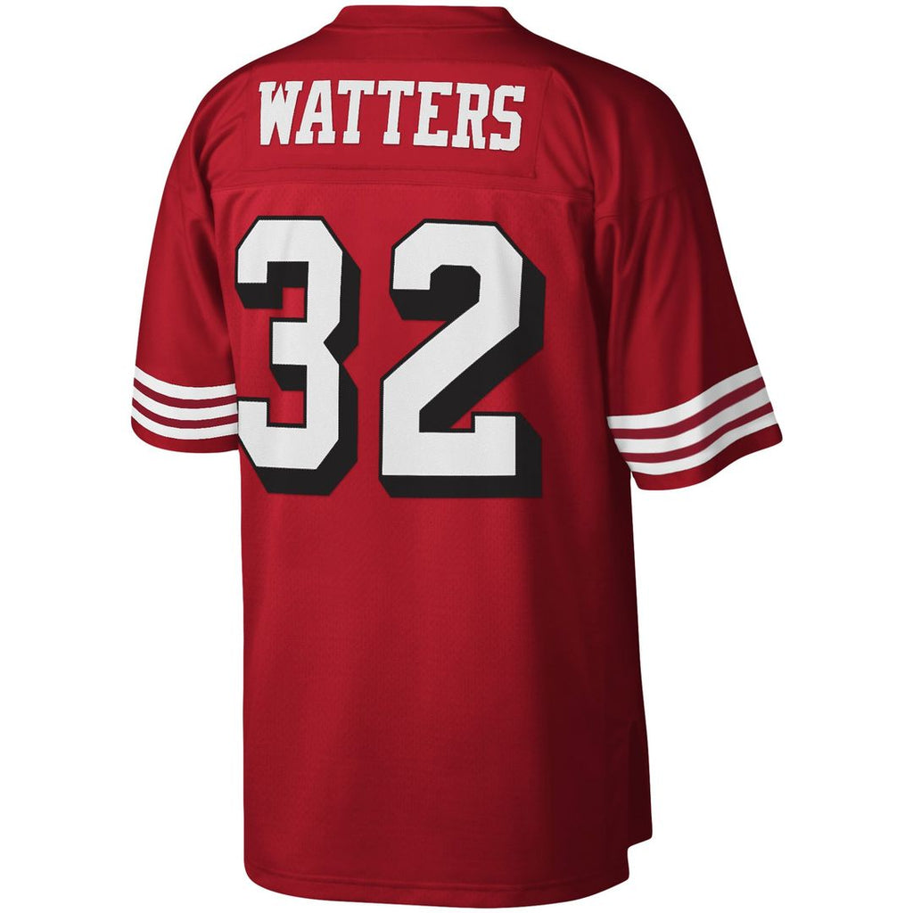 San Francisco 49ers Ricky Watters Mitchell & Ness Scarlet Legacy Replica Jersey product image 6, provided for visual