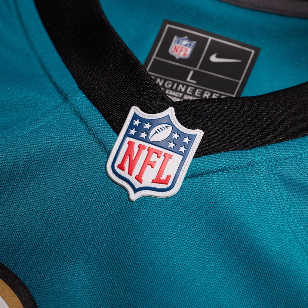 Jacksonville Jaguars Foye Oluokun Nike Teal Prowler Throwback Player Game Jersey product image 4, provided for visual