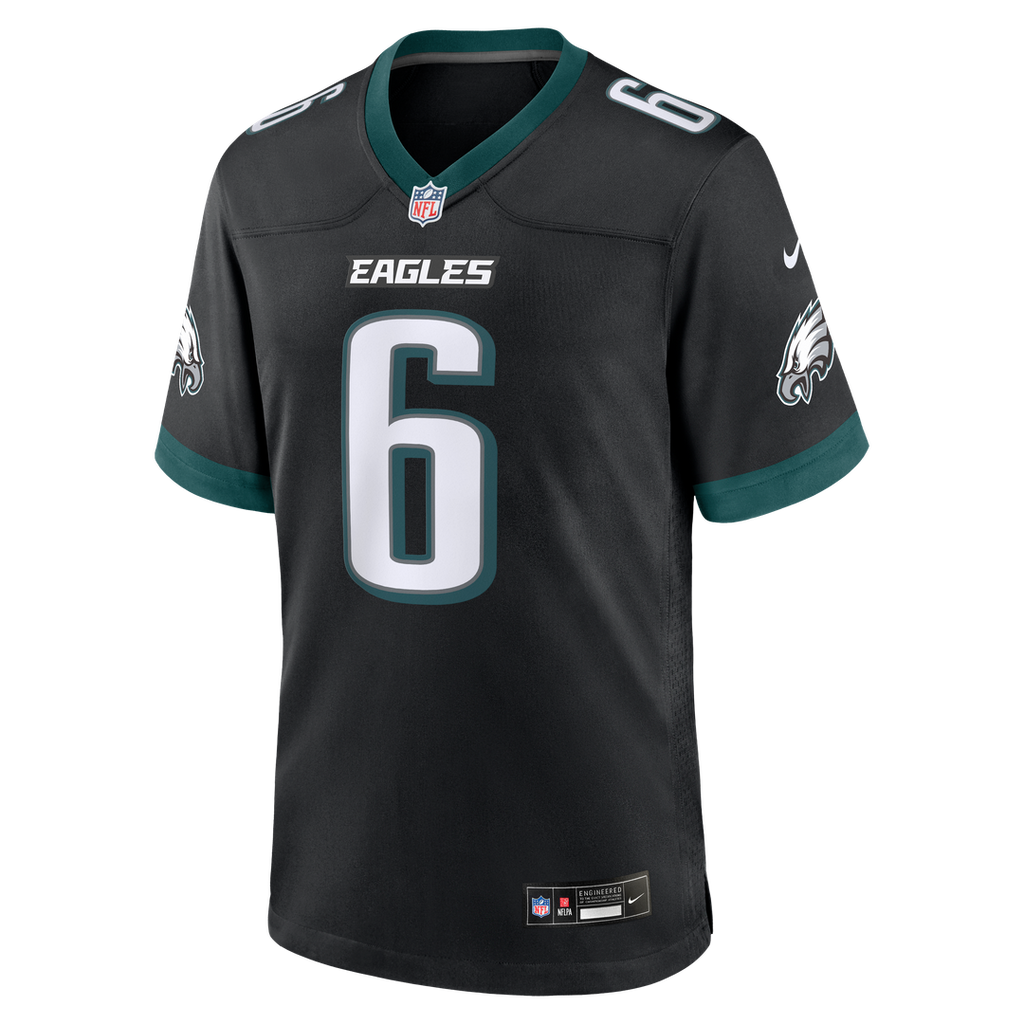 Philadelphia Eagles DeVonta Smith Nike White Game Jersey product image 8, provided for visual reference and product detail