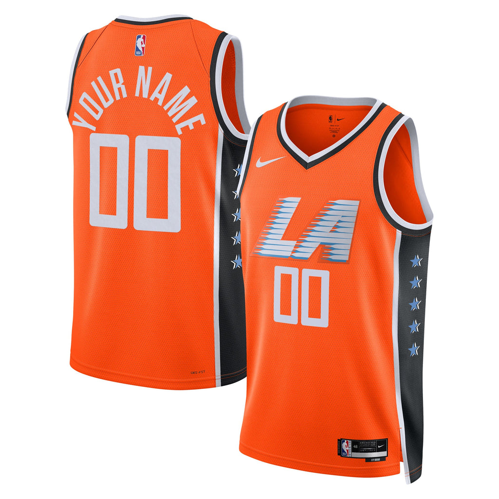 Nike LA Clippers 2025/26 City Edition Swingman Jersey - Custom - Unisex product image 2, provided for visual reference and