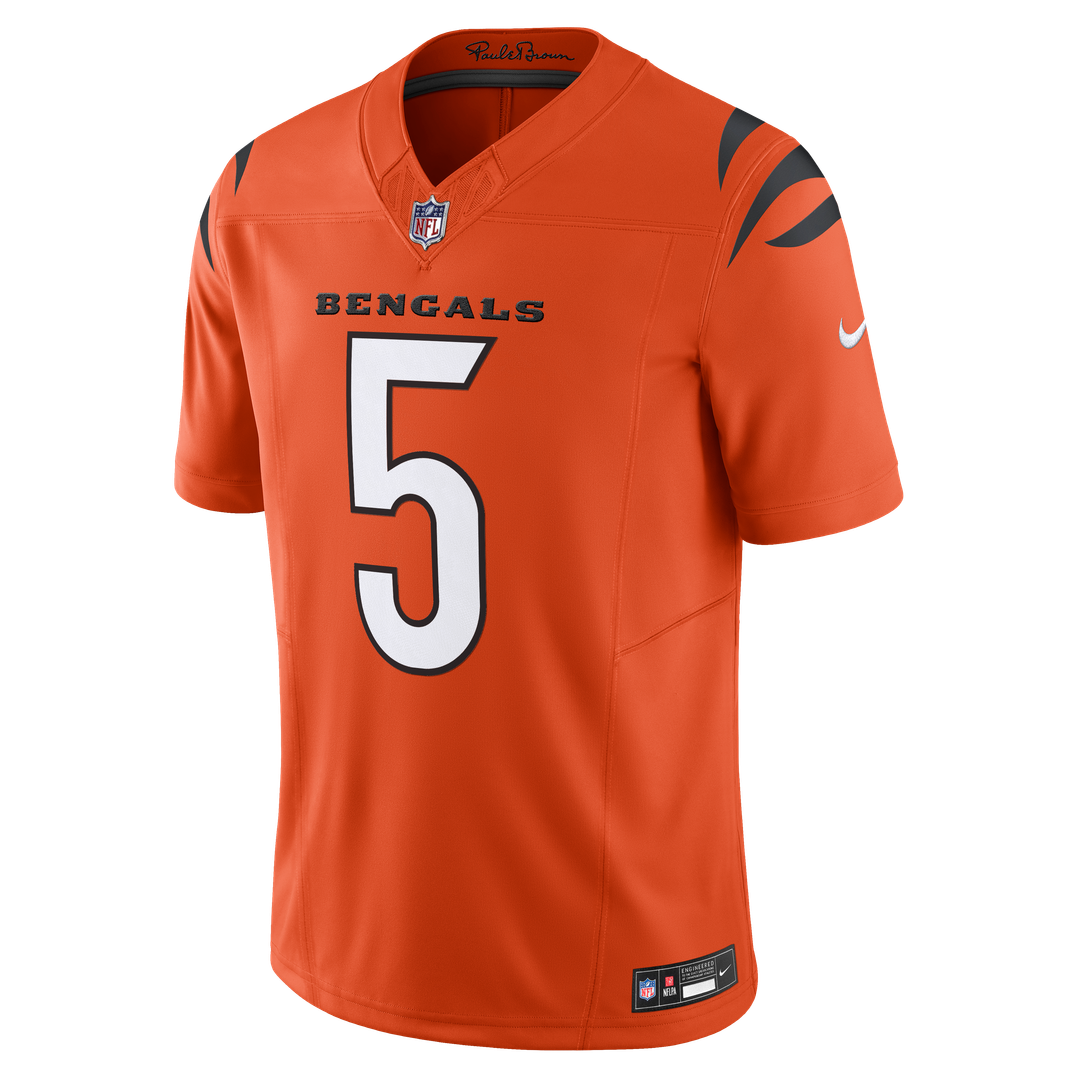 Cincinnati Bengals T-Shirt Higgins Nike Orange Vapor F.U.S.E. Limited Jersey product image 2, provided for visual reference