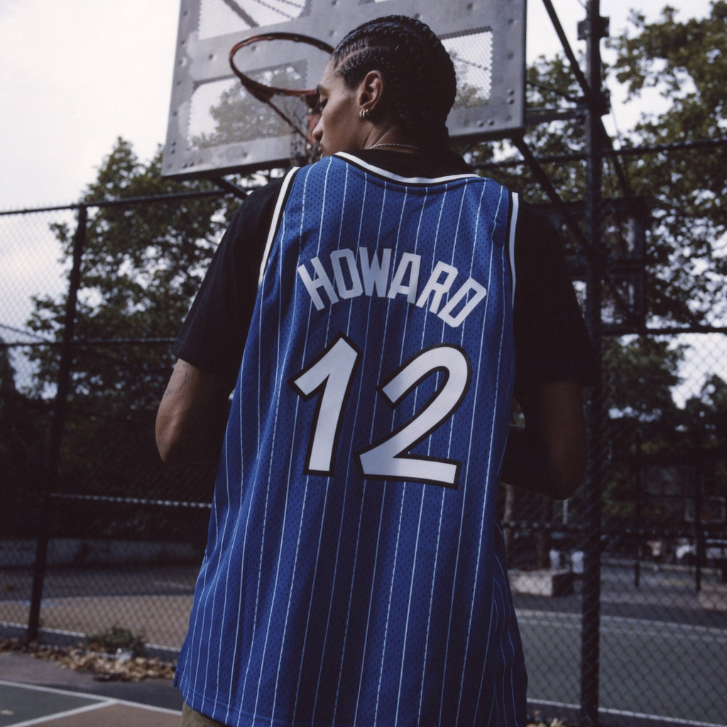 Dwight Howard Blue Orlando Magic 2004/05 Hardwood Classics Hall of Fame Swingman Jersey product image 11, provided for