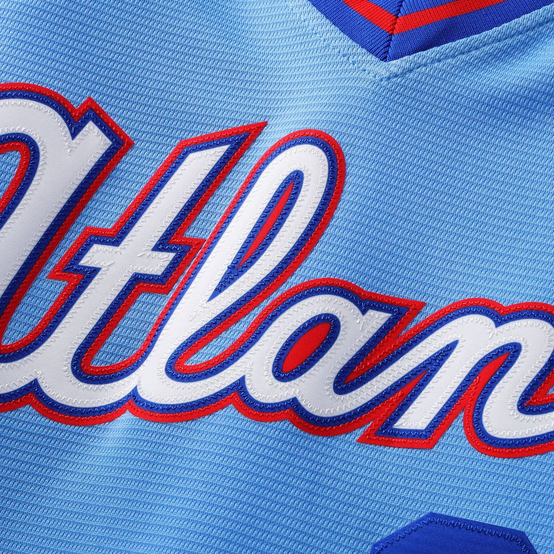Atlanta Braves Austin Riley Nike Powder Blue 2026 City Connect Stadium Jersey product image 4, provided for visual reference