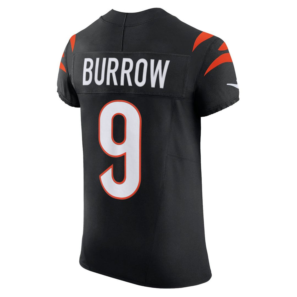 Cincinnati Bengals Joe Burrow Nike Black Team Vapor F.U.S.E. Elite Jersey product image 3, provided for visual reference and