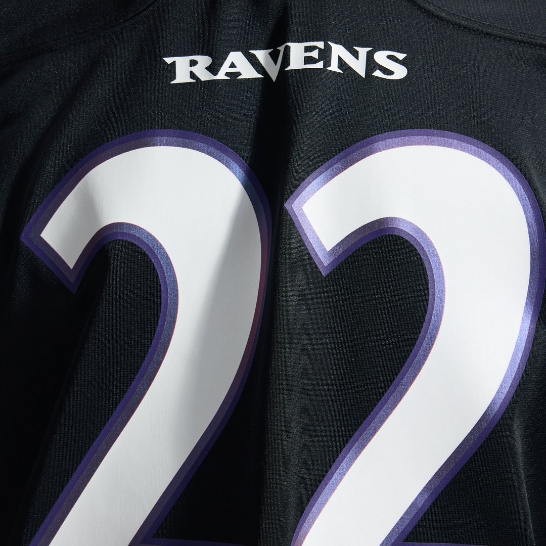 Baltimore Ravens Derrick Henry Nike Black Alternate Game Jersey product image 11, provided for visual reference and product