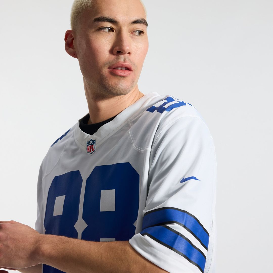 Dallas Cowboys CeeDee Lamb Nike White Game Team Jersey product image 8, provided for visual reference and product detail
