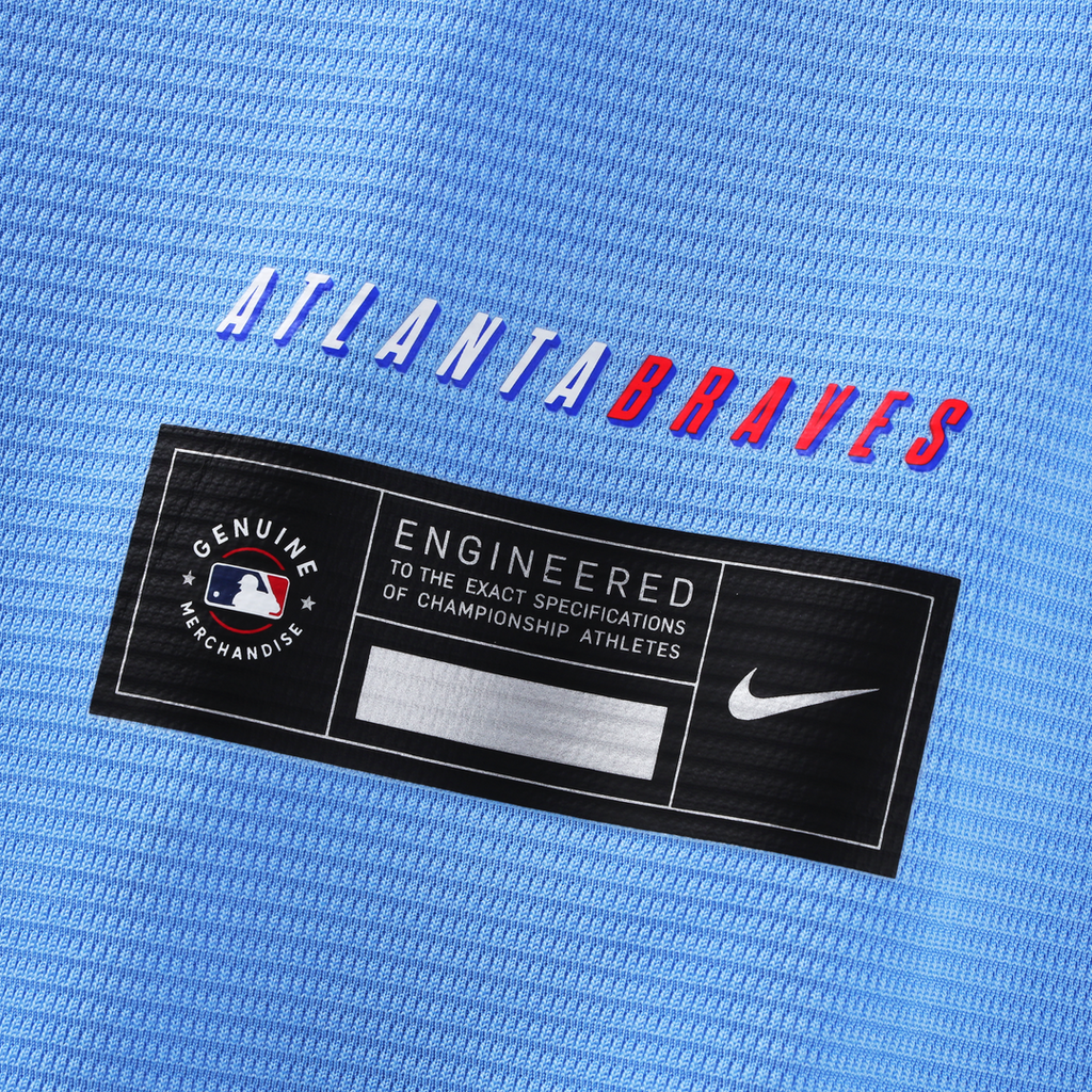 Atlanta Braves Mike Yastrzemski Nike Powder Blue 2026 City Connect Stadium Jersey product image 6, provided for visual