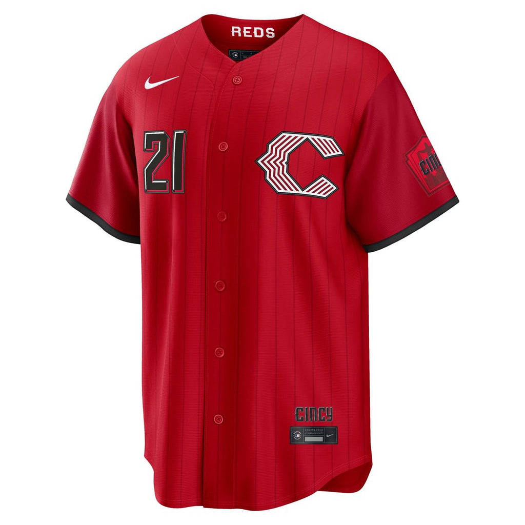 Cincinnati Reds Hunter Greene Nike Red 2026 City Connect Stadium Jersey product image 2, provided for visual reference and