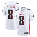 Atlanta Falcons Kyle Pitts Sr. Nike White White Game Jersey product image 1, provided for visual reference and product