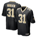 New Orleans Saints Jordan Howden Nike Black Team Game Jersey product image 1, provided for visual reference and product