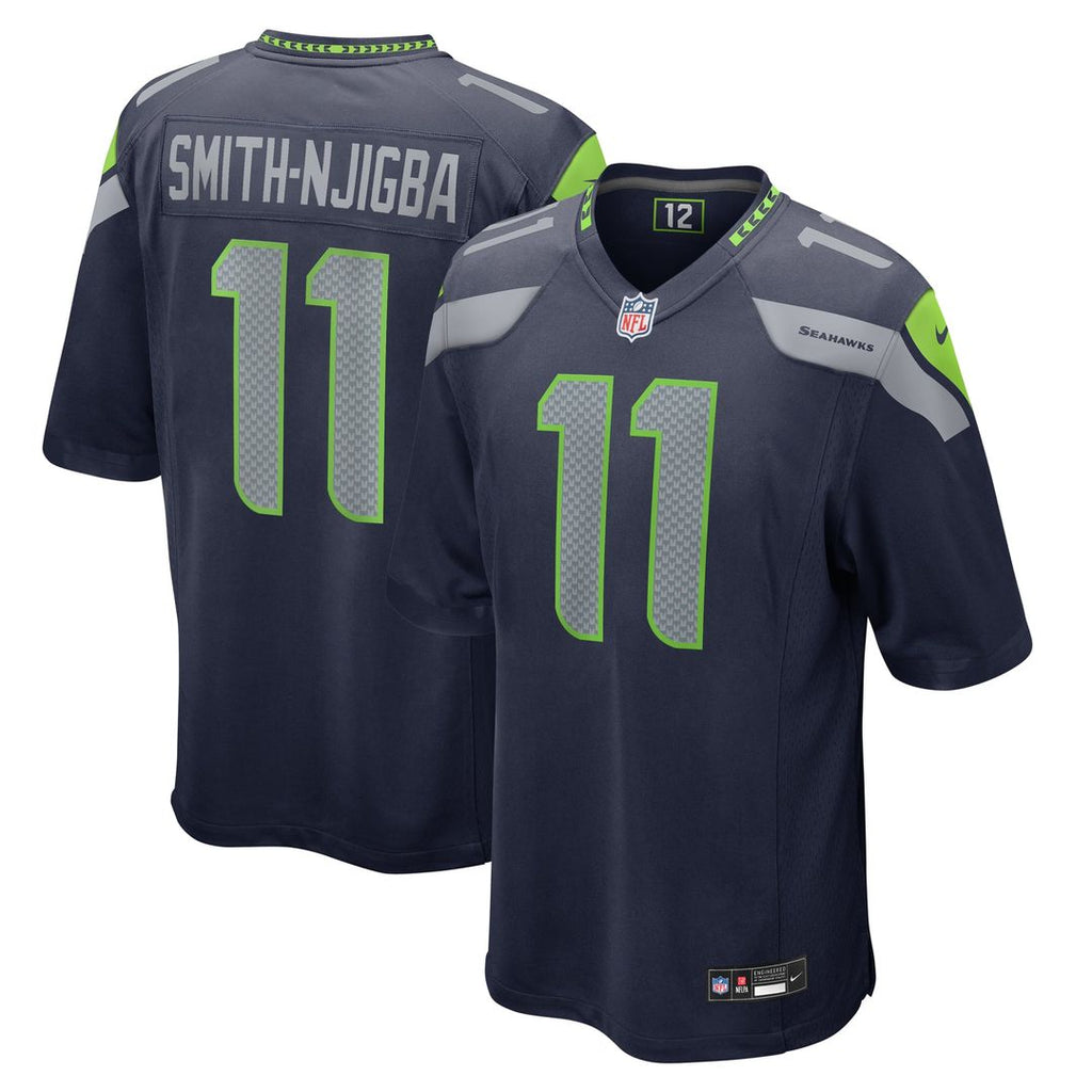 Seattle Seahawks Jaxon Smith-Njigba Nike College Navy Game Jersey product image 7, provided for visual reference and product