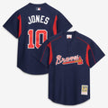 Atlanta Braves Chipper Jones Mitchell & Ness Navy Authentic Batting Practice Jersey product image 1, provided for visual
