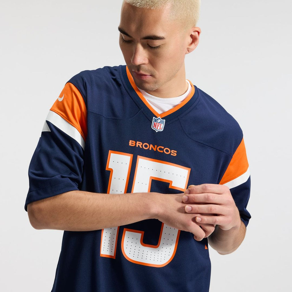 Denver Broncos Nik Bonitto Nike Navy Alternate Game Jersey product image 10, provided for visual reference and product