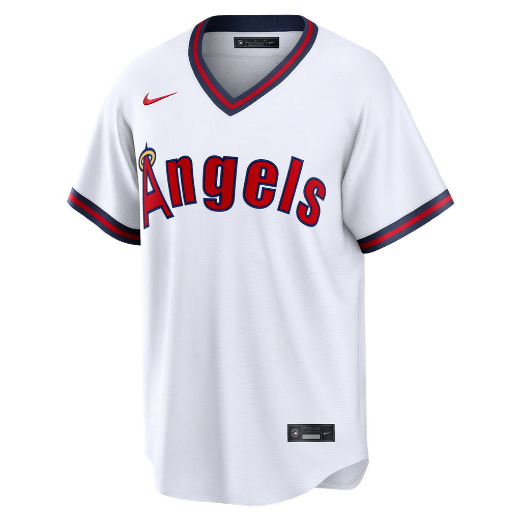 Los Angeles Angels Mike Trout Nike Gray Road Replica Jersey product image 8, provided for visual reference and product