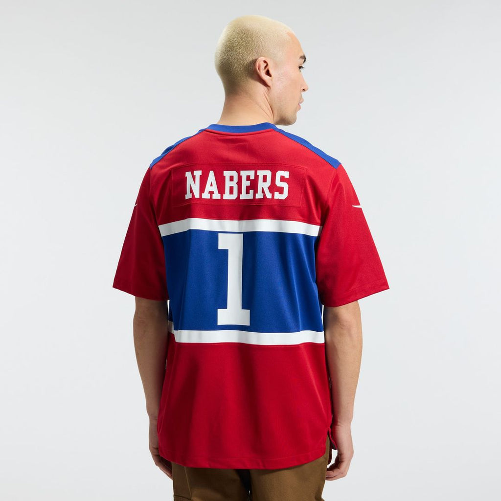 New York Giants Malik Nabers Nike Century Red Alternate Game Jersey product image 16, provided for visual reference and