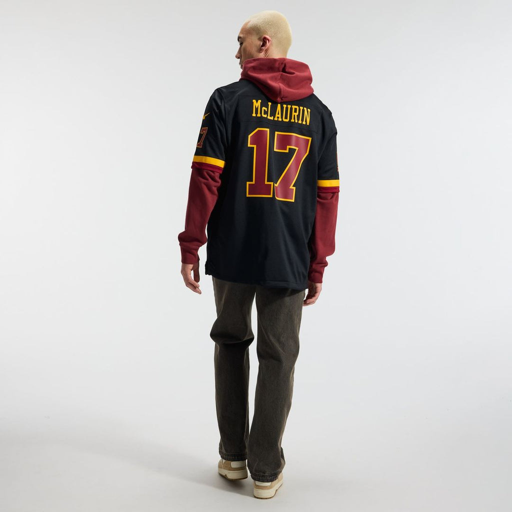 Hail Raiser Washington Commanders Terry McLaurin Nike Black Alternate Game Jersey product image 5, provided for visual
