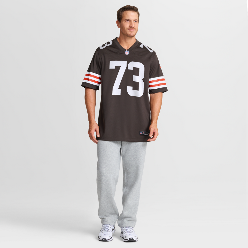 Cleveland Browns Joe Thomas Nike Brown Retired Game Player Jersey product image 15, provided for visual reference and