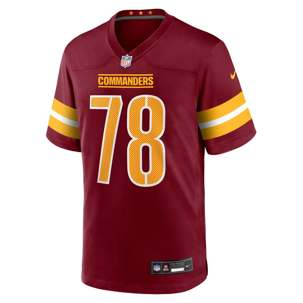 Washington Commanders Laremy Tunsil Nike Burgundy Team Game Jersey product image 2, provided for visual reference and