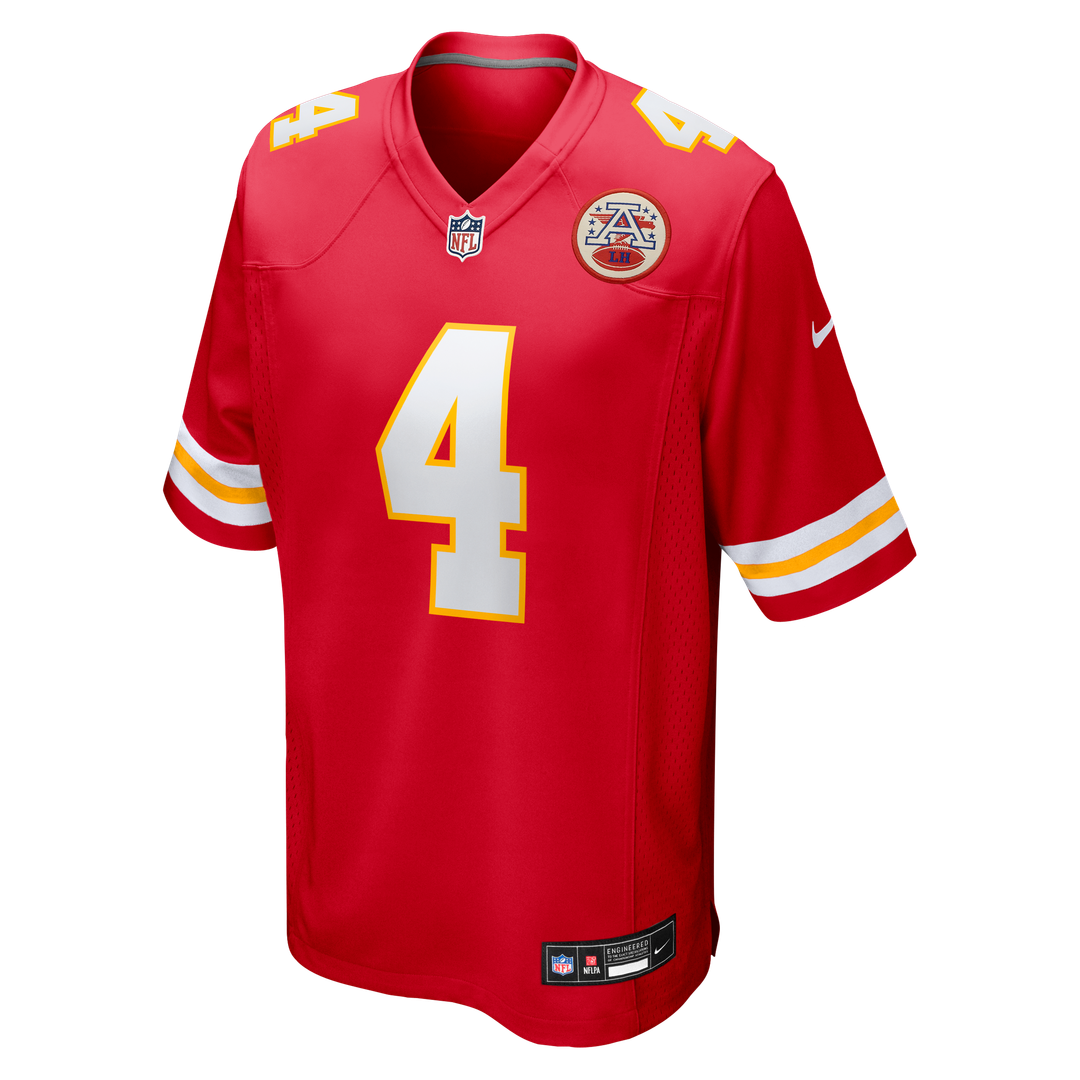 Kansas City Chiefs Rashee Rice Nike Red Game Jersey product image 2, provided for visual reference and product detail review