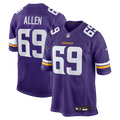 Minnesota Vikings Jared Allen Nike Purple Retired Player Game Jersey product image 1, provided for visual reference and
