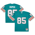Miami Dolphins Mark Duper Mitchell & Ness Aqua Legacy Replica Jersey product image 1, provided for visual reference and