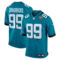 Jacksonville Jaguars Ruke Orhorhoro Nike Teal Team Game Jersey product image 1, provided for visual reference and product