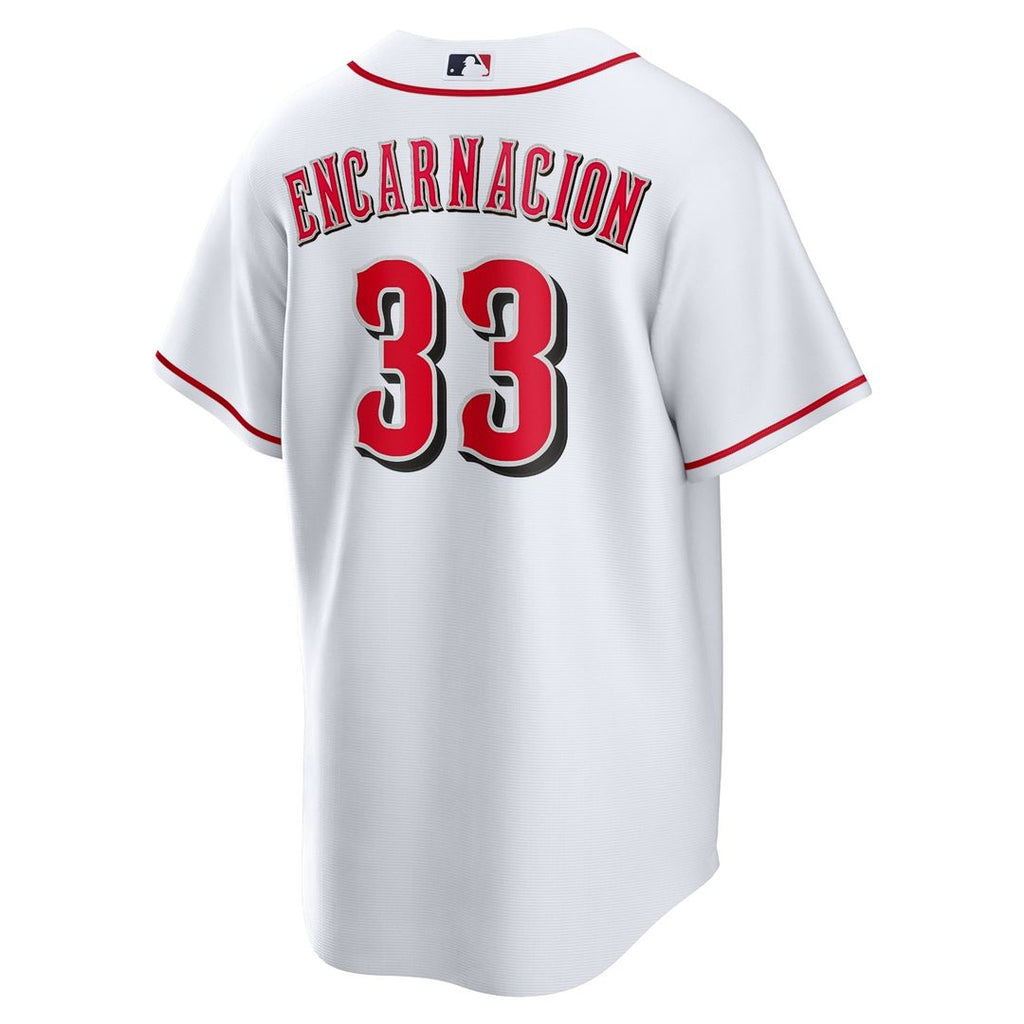 Cincinnati Reds Christian Encarnacion-Strand Nike White Home Replica Jersey product image 3, provided for visual reference