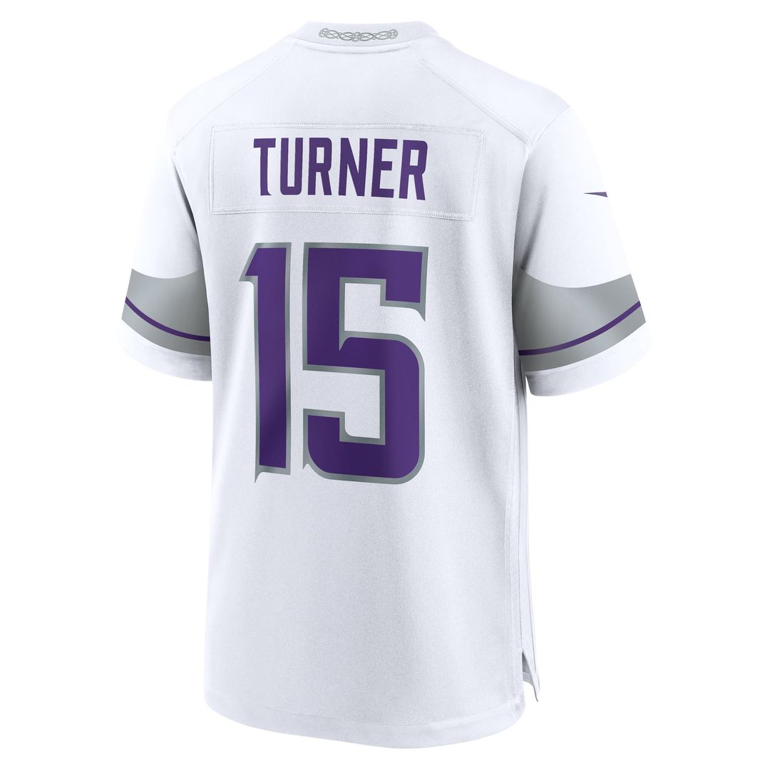 Minnesota Vikings Dallas Turner Nike Purple Game Jersey product image 19, provided for visual reference and product detail