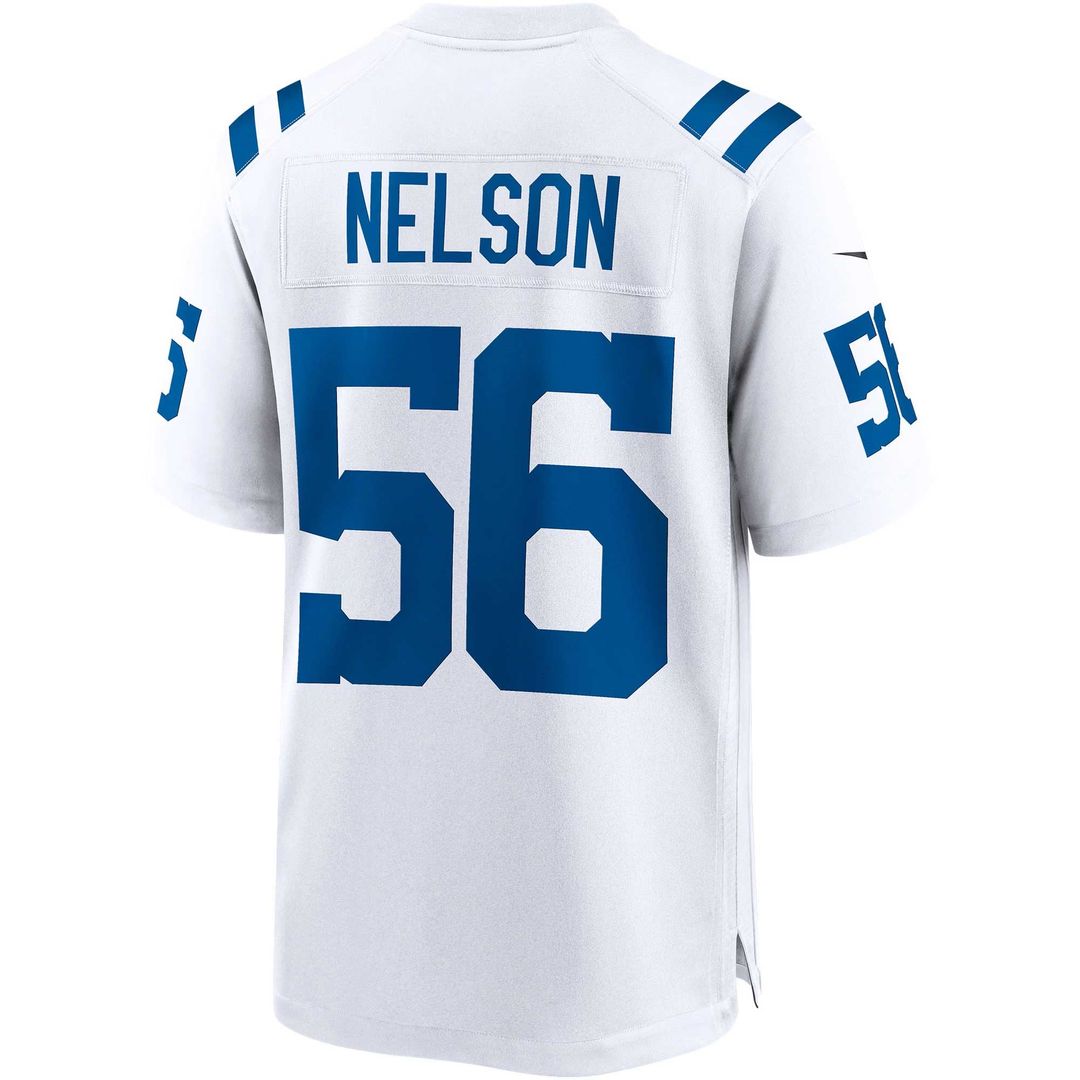 Indianapolis Colts Quenton Nelson Nike White Game Player Jersey product image 20, provided for visual reference and product