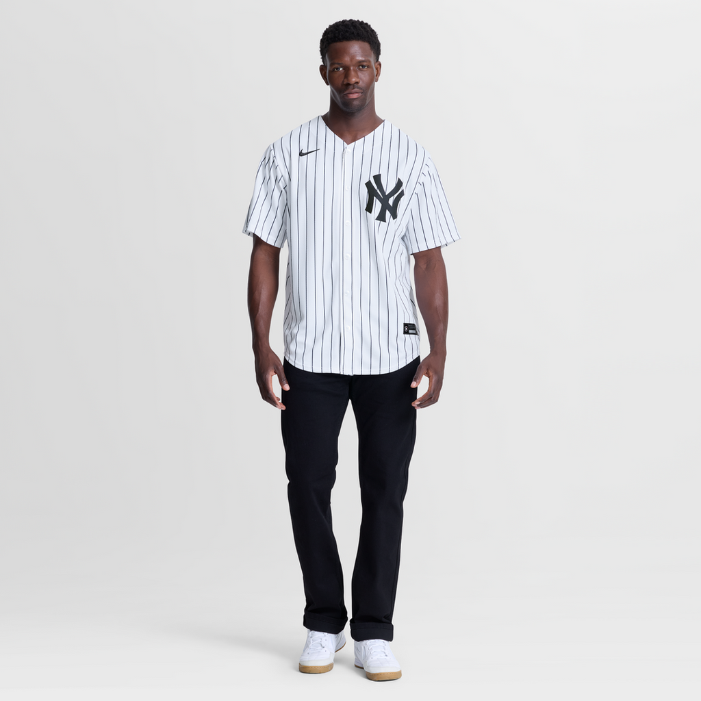 New York Yankees Anthony Volpe Nike White Home Replica Jersey product image 4, provided for visual reference and product