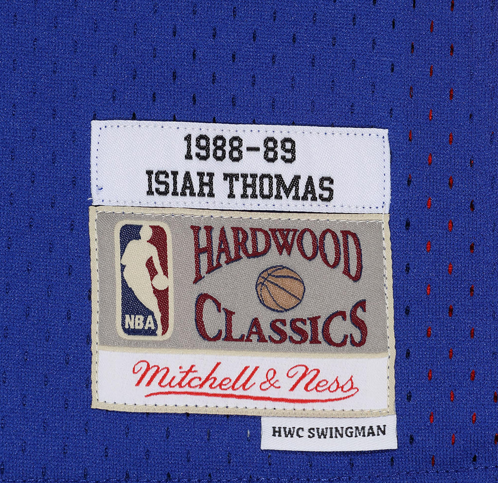 Detroit Pistons Mitchell & Ness Swingman Jersey Road Isiah Thomas 1988-89 product image 5, provided for visual reference and