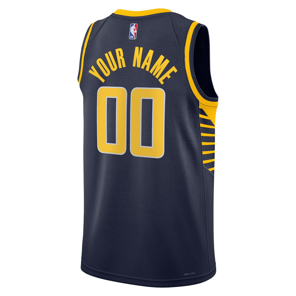 Indiana Pacers Nike Icon Swingman Jersey - Custom - Unisex product image 3, provided for visual reference and product detail