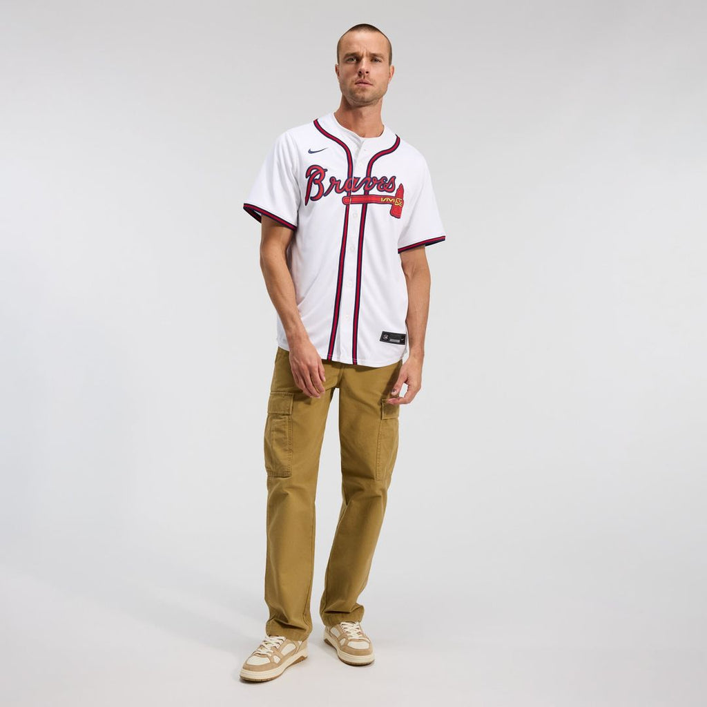 Atlanta Braves Nike White Home Limited Jersey product image 15, provided for visual reference and product detail review