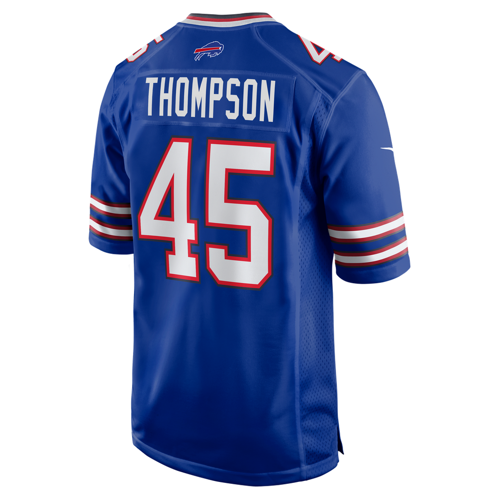 Buffalo Bills Shaq Thompson Nike Royal Team Game Jersey product image 3, provided for visual reference and product detail