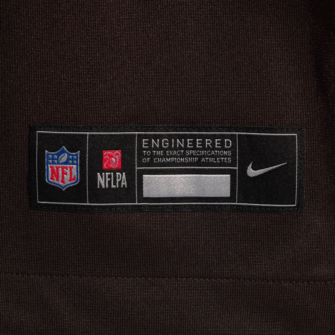 Cleveland Browns Shedeur Sanders Nike Brown Game Jersey product image 8, provided for visual reference and product detail