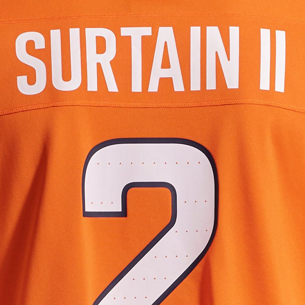 Denver Broncos Patrick Surtain II Nike Orange Team Game Jersey product image 12, provided for visual reference and product