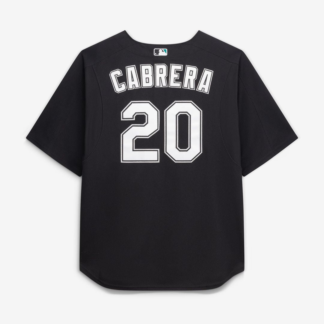 Miami Marlins Miguel Cabrera Mitchell & Ness Black Big & Tall Cooperstown Mesh Batting Practice Jersey product image 3,
