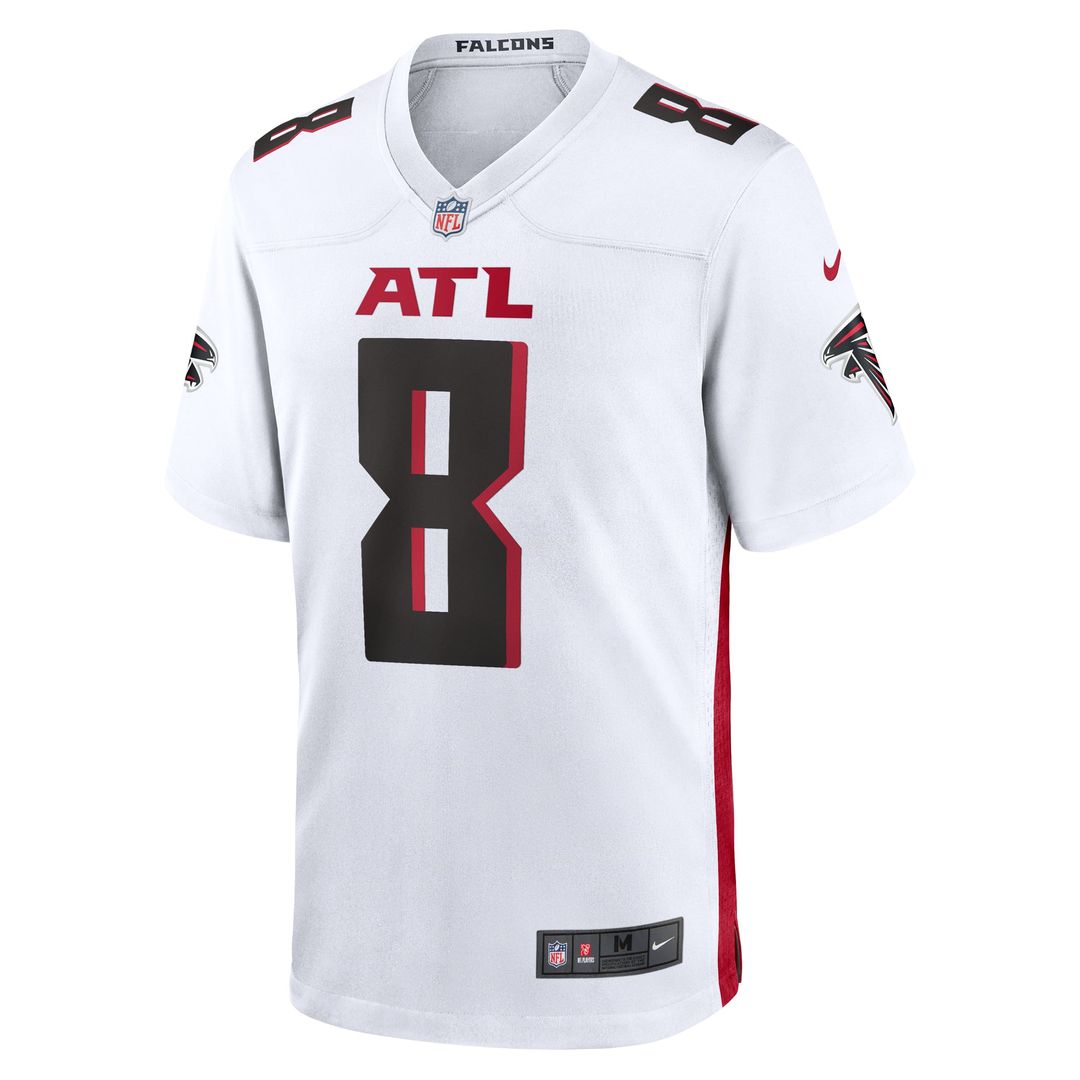 Atlanta Falcons Kyle Pitts Sr. Nike White White Game Jersey product image 2, provided for visual reference and product